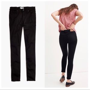Madewell 8” Skinny Black Jeans
